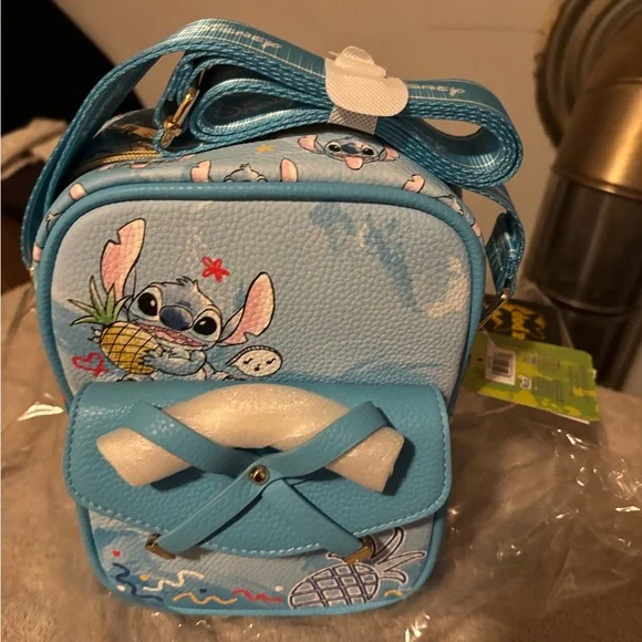Disney Blue Stitch Kids Crossbody Bag